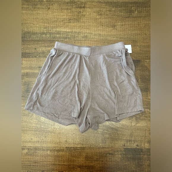 Sweet Romeo High Waist Brown Shorts - Picture 2 of 9